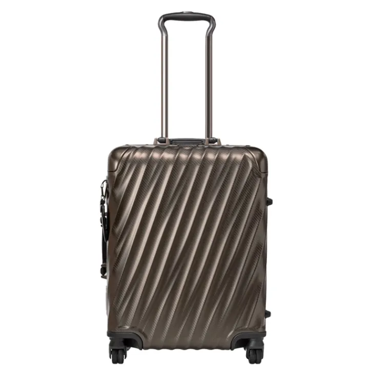 Handbagage Trolleys|Reistrolleys>Tumi 19 Degree Aluminum Continental Carry-On textured gunmetal