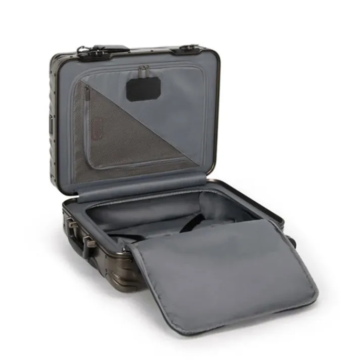Handbagage Trolleys|Reistrolleys>Tumi 19 Degree Aluminum Continental Carry-On textured gunmetal