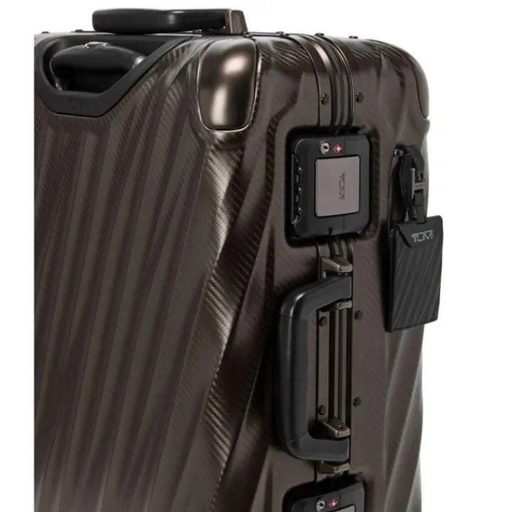 Handbagage Trolleys|Reistrolleys>Tumi 19 Degree Aluminum Continental Carry-On textured gunmetal