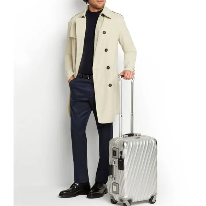 Handbagage Trolleys|Reistrolleys>Tumi 19 Degree Aluminum International Carry-On textured gunmetal