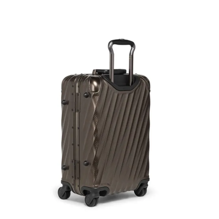 Handbagage Trolleys|Reistrolleys>Tumi 19 Degree Aluminum International Carry-On textured gunmetal