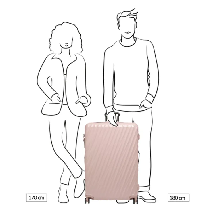 Reistrolleys|Reiskoffers>Tumi 19 Degree Ext Trip EXP 4 Whl P/C mauve texture
