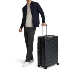 Reistrolleys|Reiskoffers>Tumi 19 Degree Ext Trip EXP 4 Whl P/C black texture