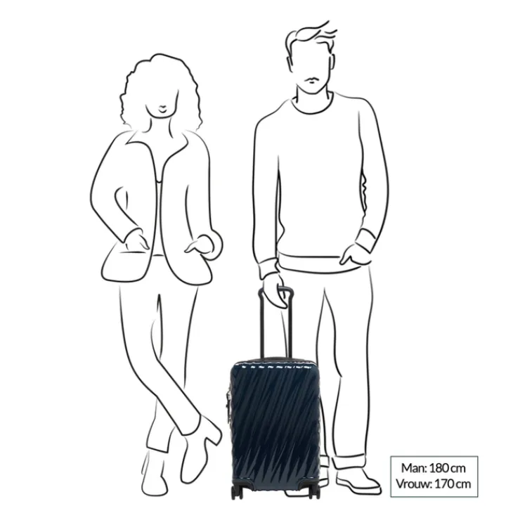 Handbagage Trolleys|Reistrolleys>Tumi 19 Degree International Expandable 4 Wheel Trolley hunter green