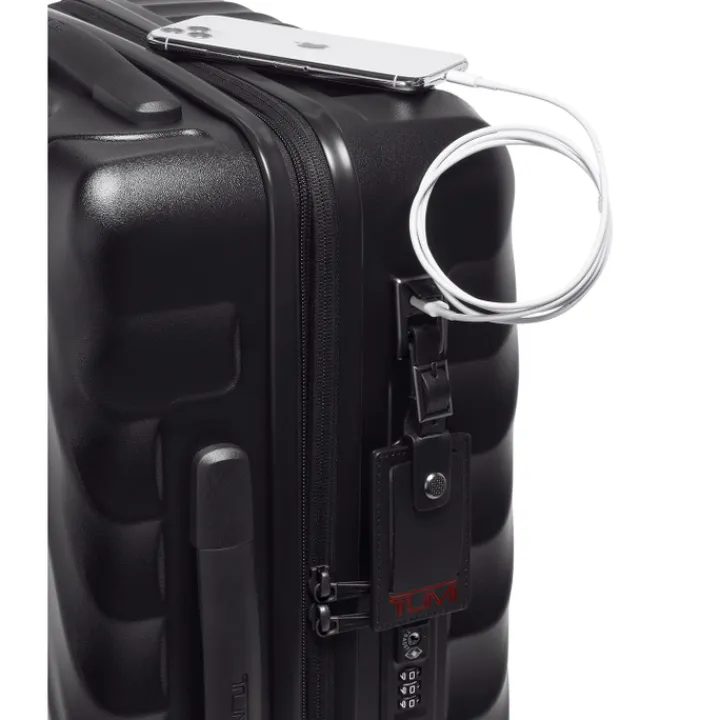 Handbagage Trolleys|Reistrolleys>Tumi 19 Degree Intl EXP 4 Whl C/O black texture