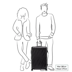 Reistrolleys|Reiskoffers>Tumi 19 Degree St EXP 4 Whl P/C black texture