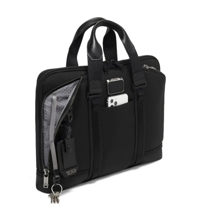 Herentassen|15 Inch Laptoptassen>Tumi Alpha Bravo Aviano Academy Brief black