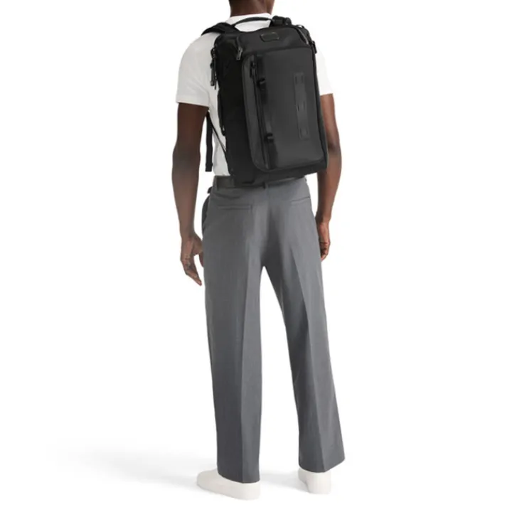 17 Inch Laptoptassen|Laptop Rugzakken>Tumi Alpha Bravo Detrick Backpack black