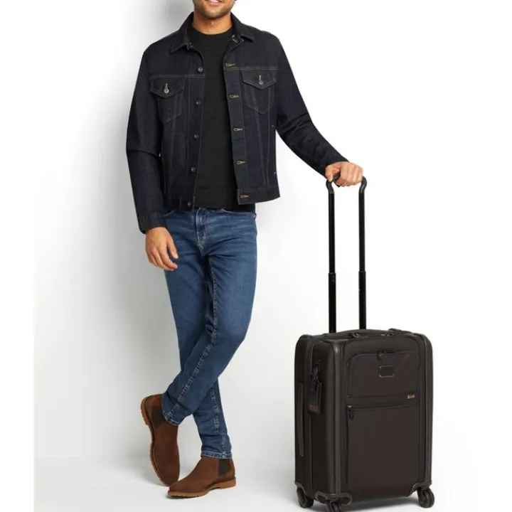Handbagage Trolleys|Reistrolleys>Tumi Alpha Continental Dual Access 4 Wheeled Carry-On black