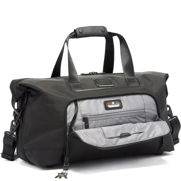 Kleine Reistassen|Handbagage Reistassen>Tumi Alpha Double Expansion Satchel black