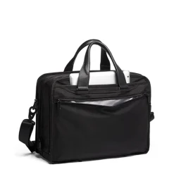 Herentassen|15 Inch Laptoptassen>Tumi Alpha Expandable Organizer Laptop Brief black