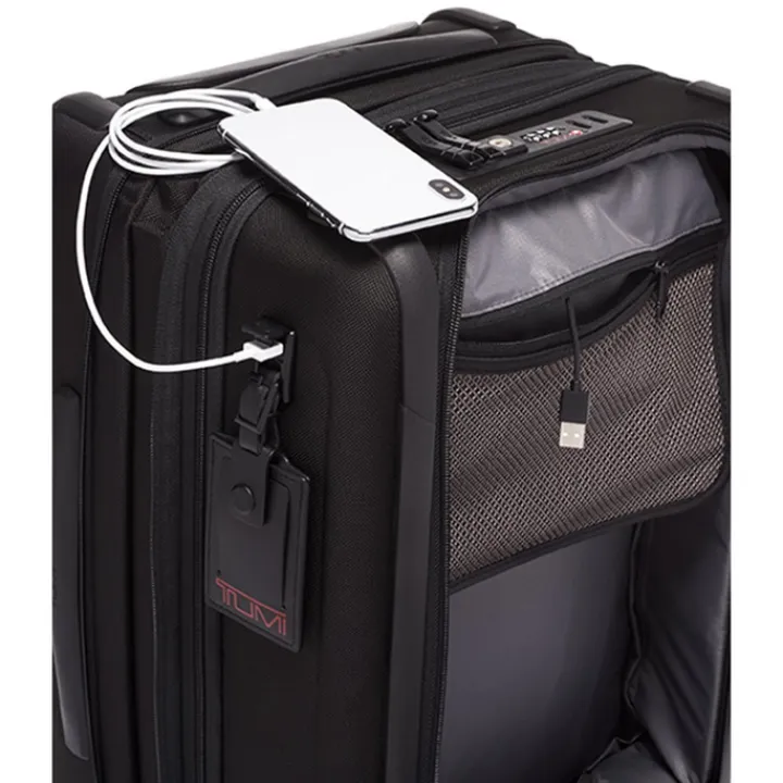 Handbagage Trolleys|Reistrolleys>Tumi Alpha International Dual Access Carry-On black