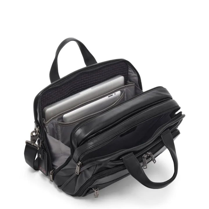 Herentassen|15 Inch Laptoptassen>Tumi Alpha Organizer Brief 150221 black