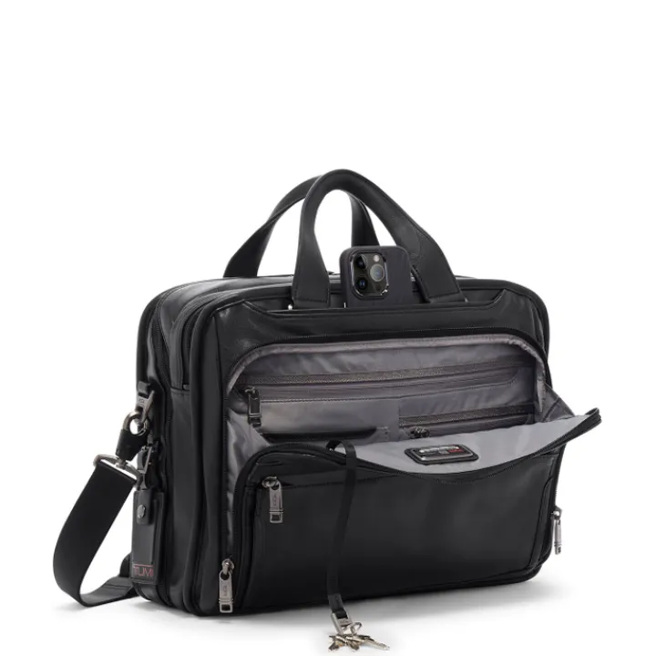 Herentassen|15 Inch Laptoptassen>Tumi Alpha Organizer Brief 150221 black