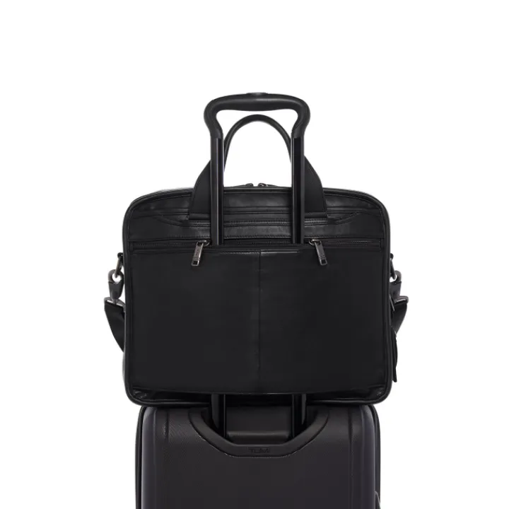 Herentassen|15 Inch Laptoptassen>Tumi Alpha Organizer Brief 150221 black