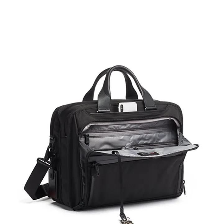 Herentassen|15 Inch Laptoptassen>Tumi Alpha Organizer Brief black