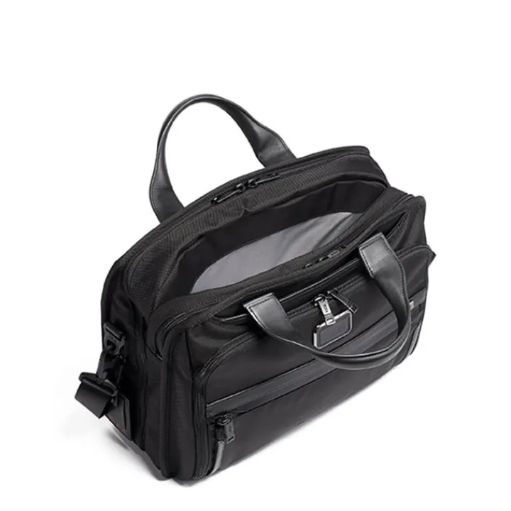 Herentassen|15 Inch Laptoptassen>Tumi Alpha Organizer Brief black