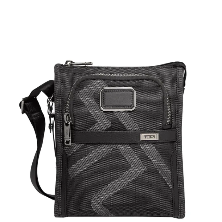 Schoudertassen|Crossbody>Tumi Alpha Pocket Bag Small reflective jacquard