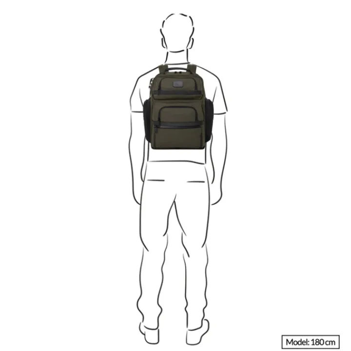 15 Inch Laptoptassen|Laptop Rugzakken>Tumi Alpha Brief Pack meteor grey