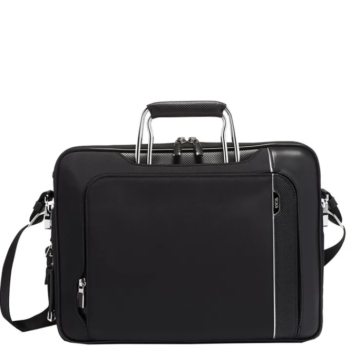 Herentassen|15 Inch Laptoptassen>Tumi Arrivé Hannover Slim Briefcase black