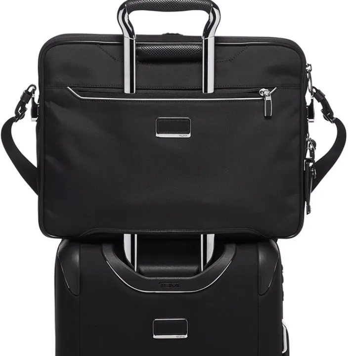Herentassen|15 Inch Laptoptassen>Tumi Arrivé Hannover Slim Briefcase black