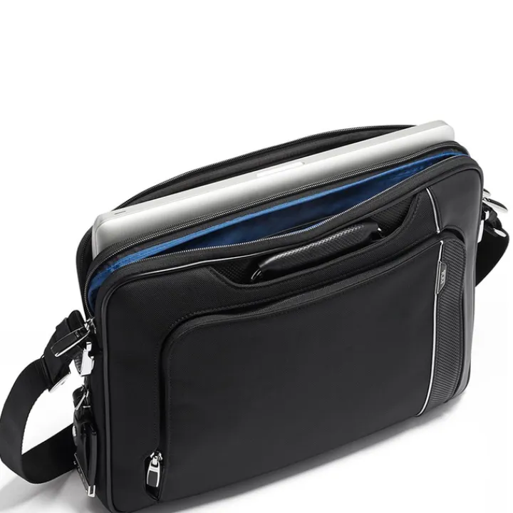 Herentassen|15 Inch Laptoptassen>Tumi Arrivé Hannover Slim Briefcase black