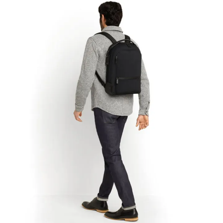 Mini Rugzakken|Daypack>Tumi Harrison Bradner Backpack Leather cognac