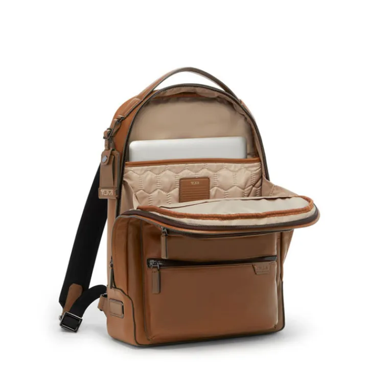 Mini Rugzakken|Daypack>Tumi Harrison Bradner Backpack Leather cognac