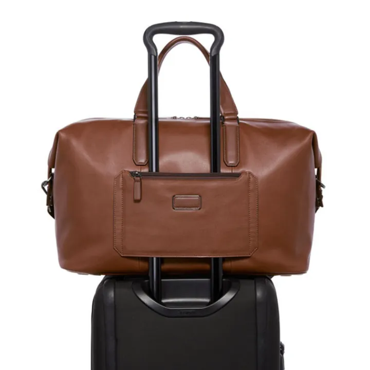 Kleine Reistassen|Handbagage Reistassen>Tumi Harrison Nelson Duffel cognac