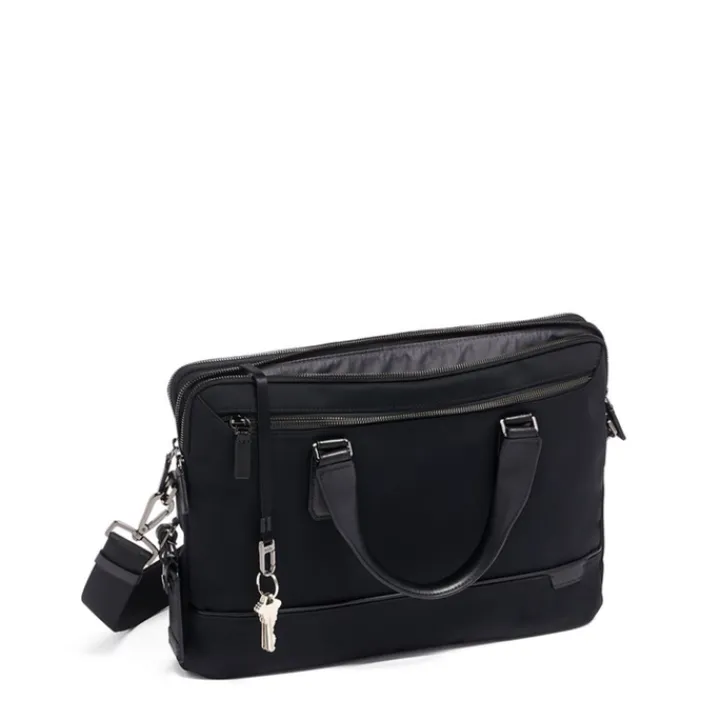 Herentassen|Laptop Schoudertassen>Tumi Harrison Sycamore Slim Brief black