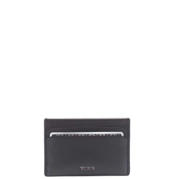 Pasjeshouders|Creditcardhouders>Tumi Nassau SLG Slim Card Case black smooth