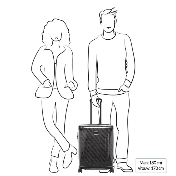 Handbagage Trolleys|Reistrolleys>Tumi Tegra Lite Travel Continental Expandable CarryOn black/graphite