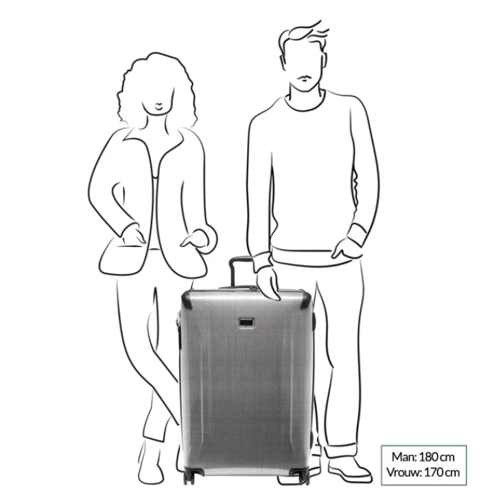 Reistrolleys|Reiskoffers>Tumi Tegra Lite Travel Wheeled Packing Case t-graphite