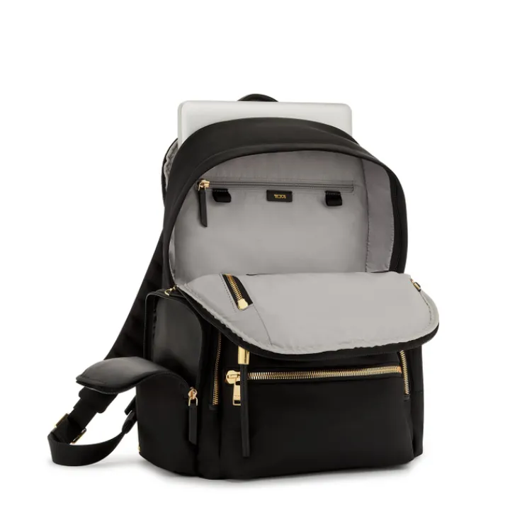 Kleine Rugzakken|Daypack>Tumi Voyageur Celina Backpack black/gold