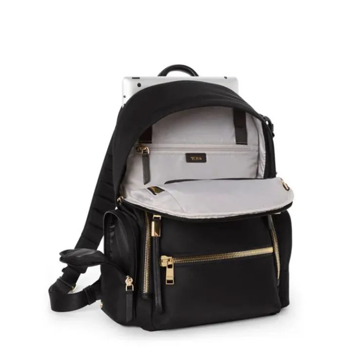 Mini Rugzakken|Laptop Rugzakken>Tumi Voyageur Celina Medium Backpack black/gold