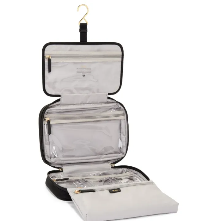 Toilettassen|Make-Up Tasjes>Tumi Voyageur Madeline Cosmetic black/gold