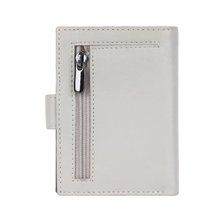 Pasjeshouders|Creditcardhouders>Valenta Card Wallet Leather MagSafe Luxe off white