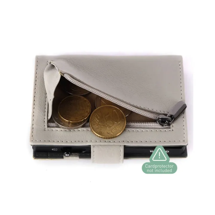 Pasjeshouders|Creditcardhouders>Valenta Card Wallet Leather MagSafe Luxe off white
