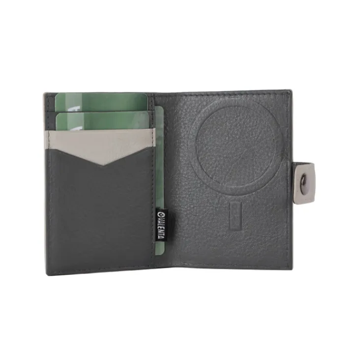 Pasjeshouders|Creditcardhouders>Valenta Card Wallet Leather MagSafe Luxe off white
