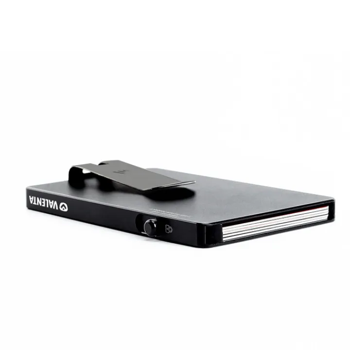 Rfid Portemonnees|Kleine Portemonnees>Valenta Cardprotector Aluminium Magsafe with Money Clip black