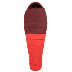 Slaapzakken>Vaude Alpi Kids Sleepingbag Adjust 400 II SYN Zip Left dark cherry
