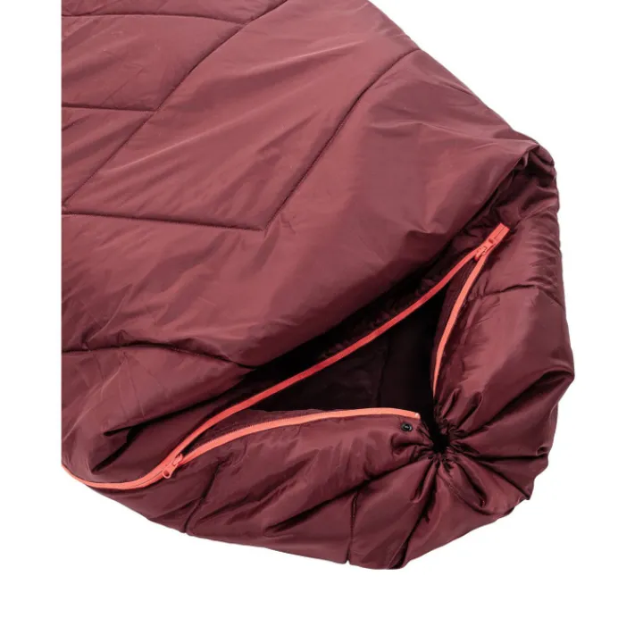 Slaapzakken>Vaude Navajo Sleepingbag 900 II SYN Zip Left dark cherry