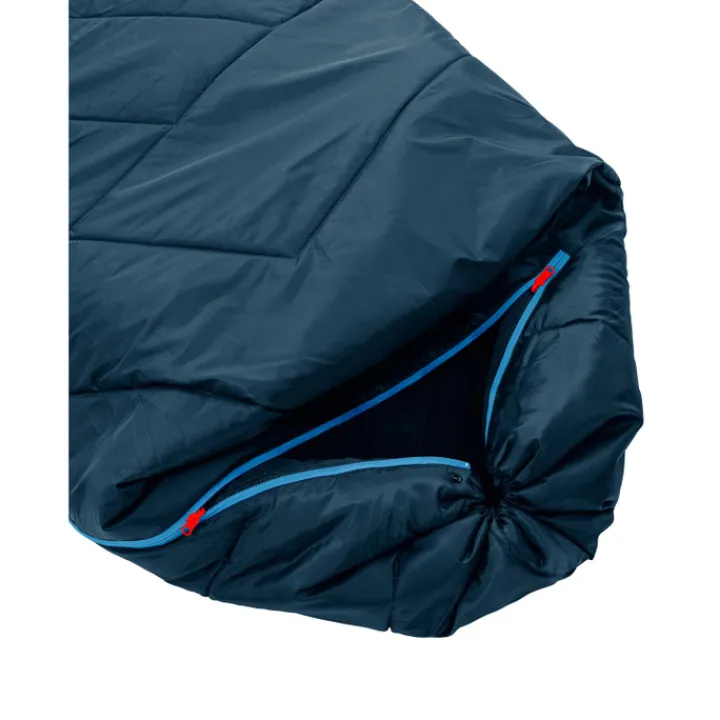 Slaapzakken>Vaude Navajo Sleepingbag 500 II SYN Zip Left baltic sea