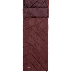 Slaapzakken>Vaude Navajo Sleepingbag 100 II SYN Zip Left dark cherry