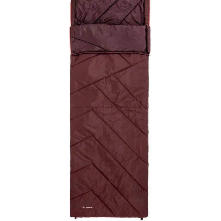 Slaapzakken>Vaude Navajo Sleepingbag 100 II SYN Zip Left dark cherry