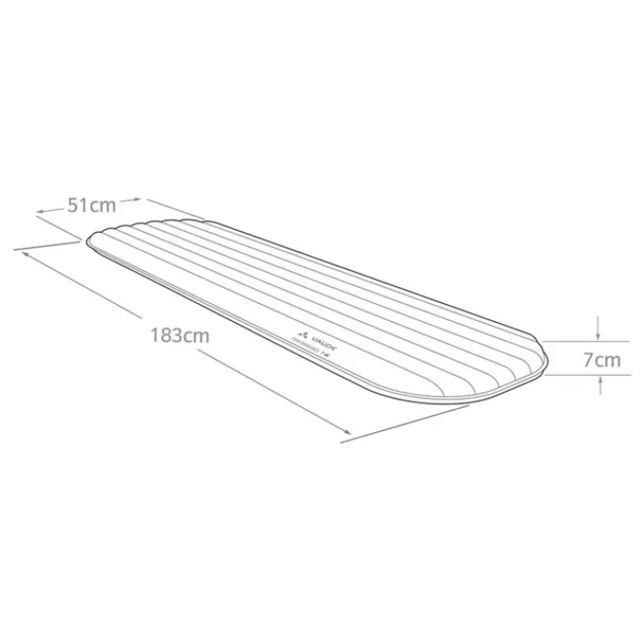 Slaapzakken>Vaude Performance Sleeping Pad 7 M redwood