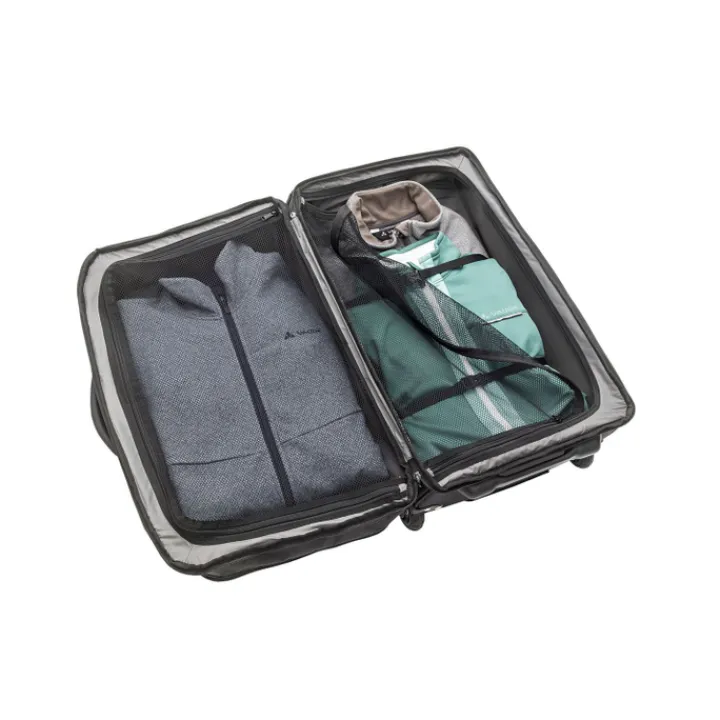 Zachte Koffers|Reiskoffers>Vaude Rotuma 65 Medium Trolley caramel
