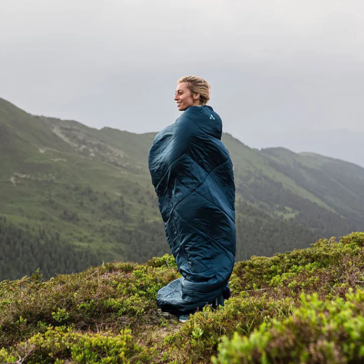 Slaapzakken>Vaude Sioux Sleepingbag 800 II SYN Zip Left avocado