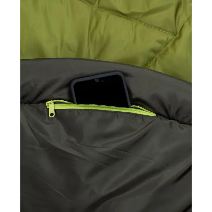 Slaapzakken>Vaude Sioux Sleepingbag 100 II SYN Zip Left avocado