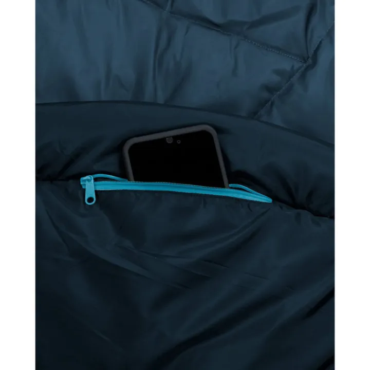Slaapzakken>Vaude Sioux Sleepingbag 400 S II SYN Zip Right baltic sea